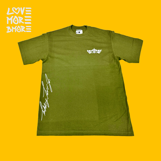 Love Looks Good On Yew tee (Olive)