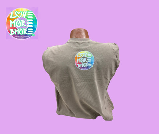 Love is Love cropped muscle tee